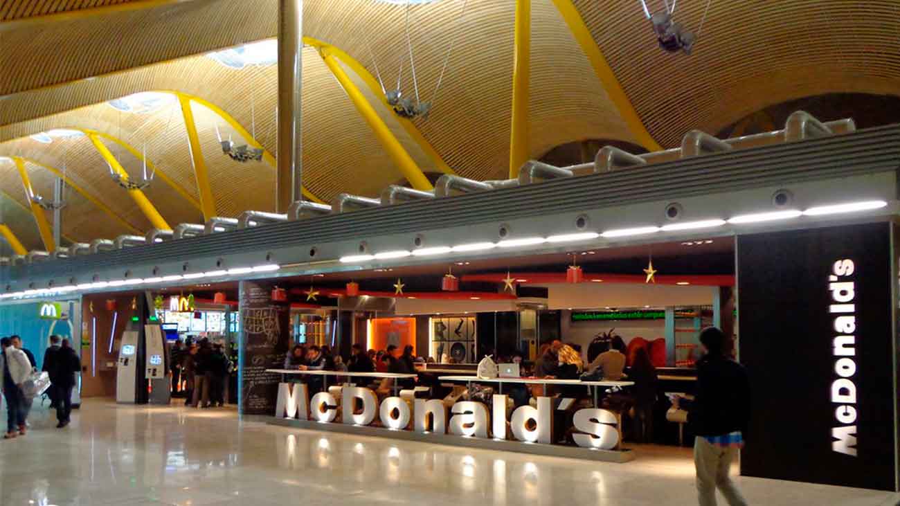 trabajar McDonald´s aeropuerto Barajas