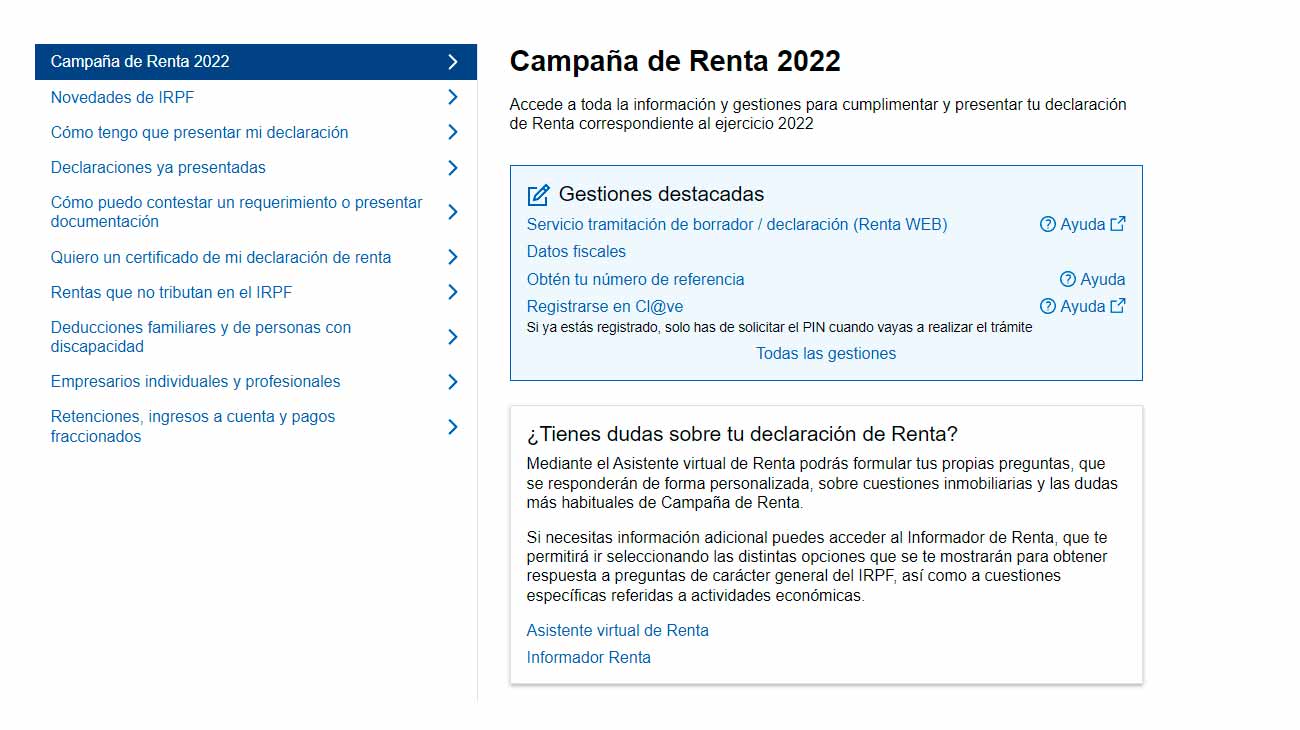 Consulta declaración anterior