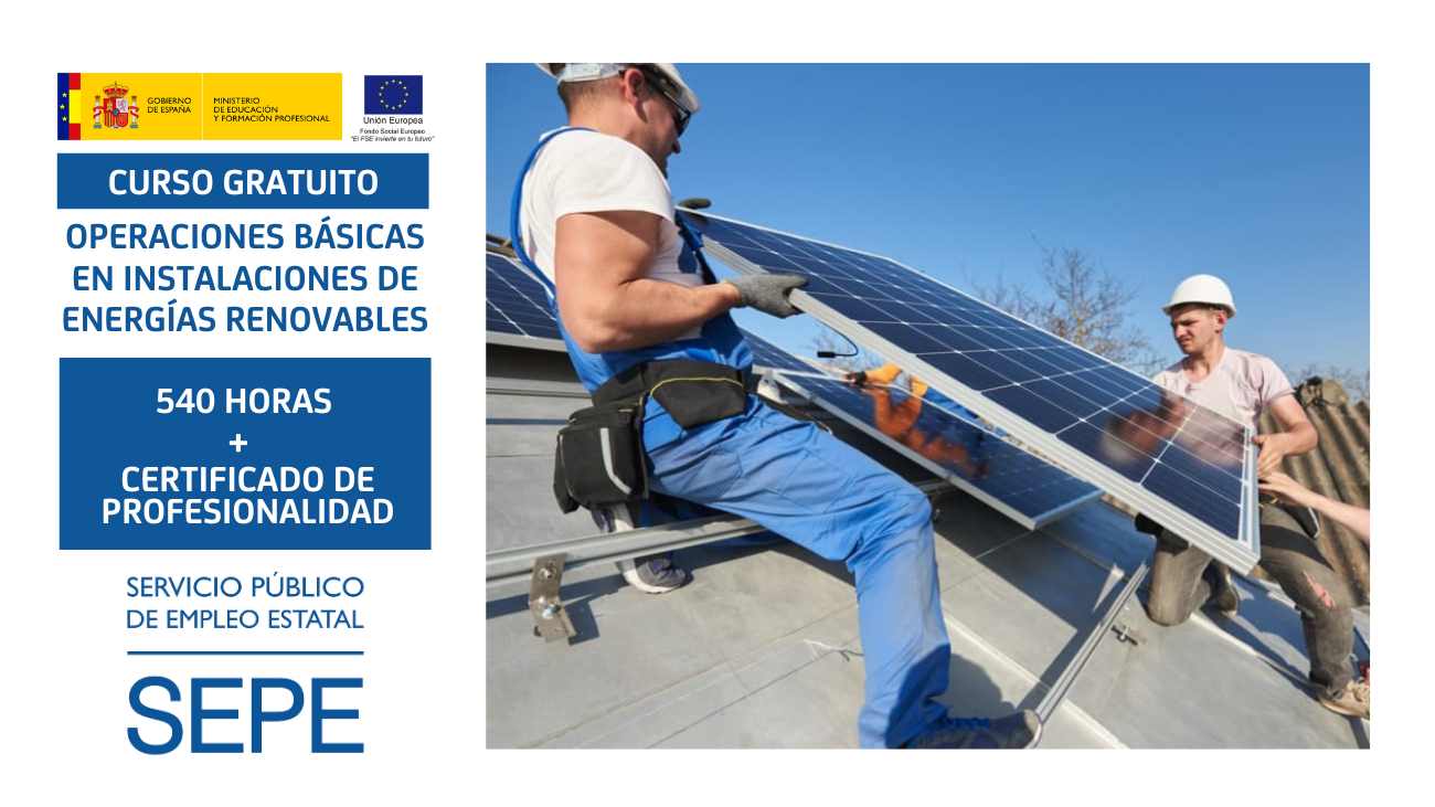 Curso energías renovables Madrid