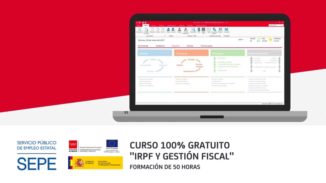 curso gratis IRPF madrid