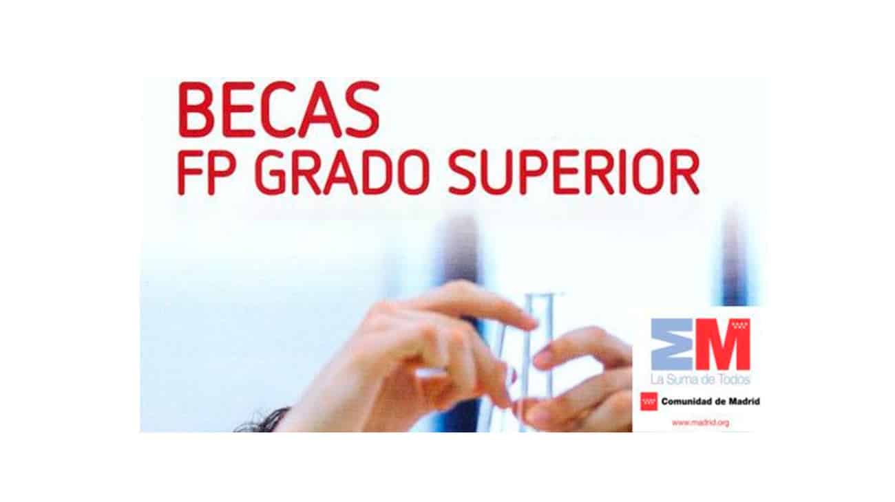becas FP superior Madrid