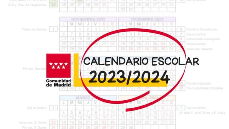 calendario escolar Comunidad de Madrid