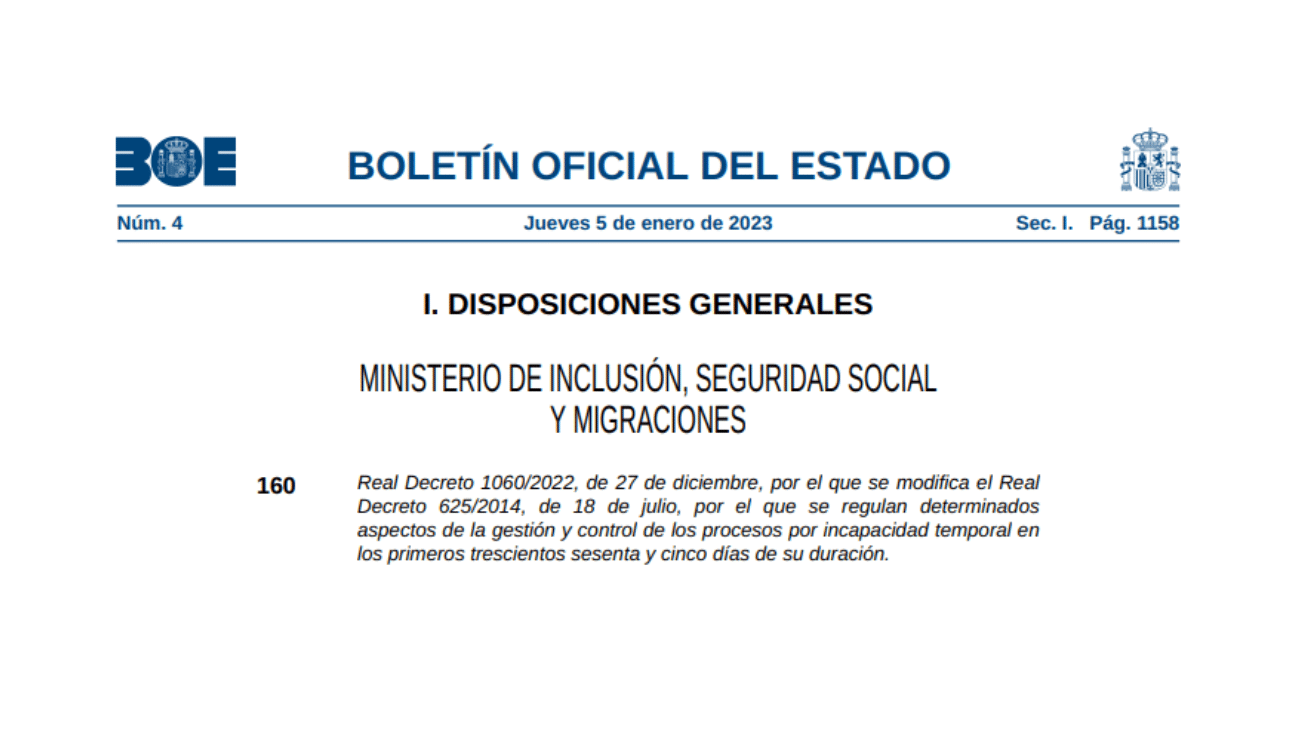 baja laboral seguridad social