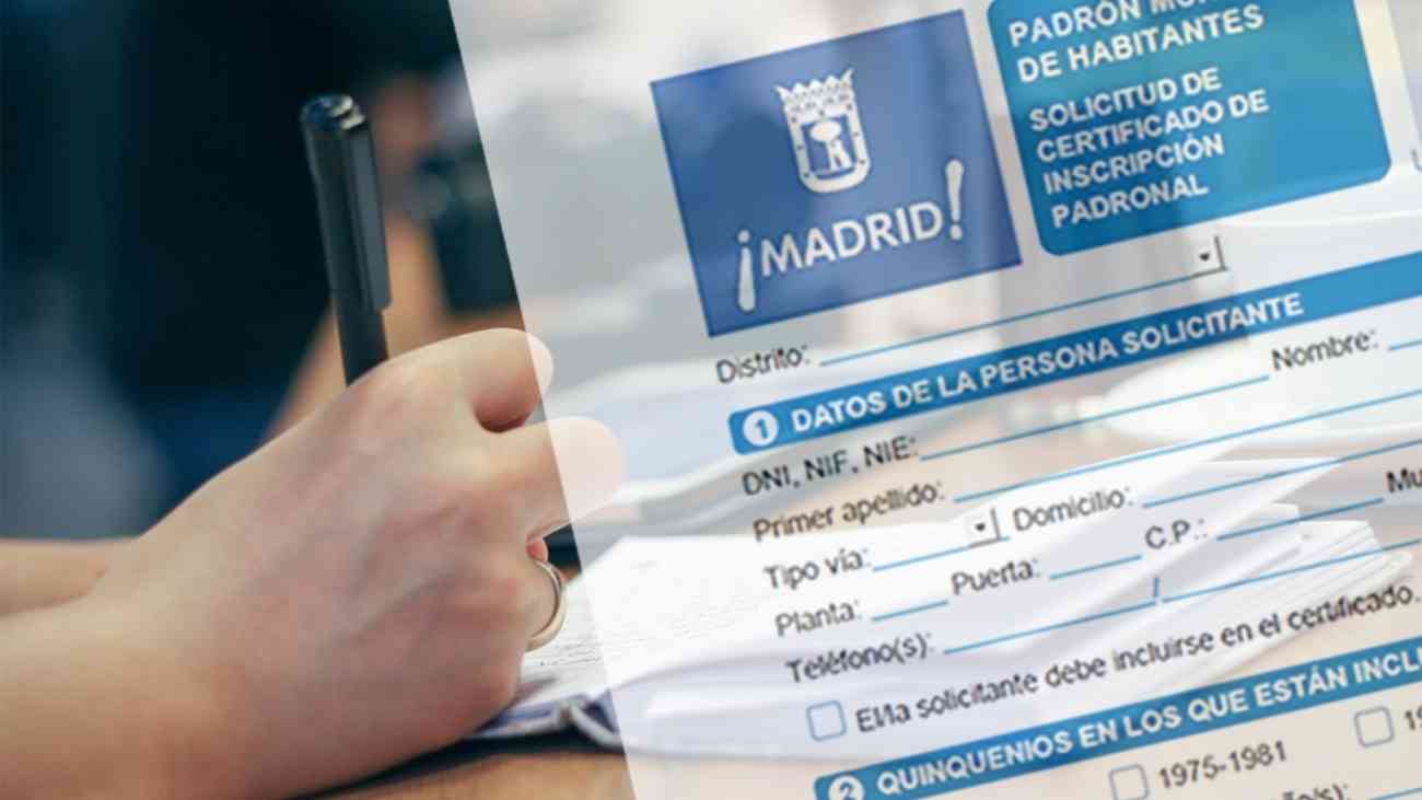 Solicitar el certificado de empadronamiento de Madrid