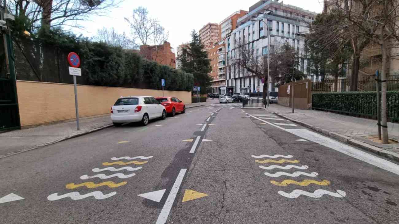 Señales de tráfico de Madrid para reducir velocidad