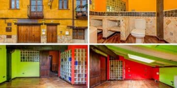 Distintas estancias de la casa en venta del Banco Santander.