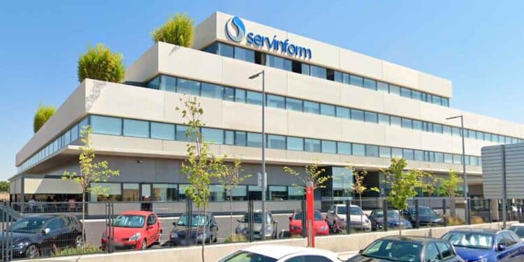 Edificio de Servinform en Torrejón de Ardoz, empresa con vacantes para teleoperadores con sueldo de 1.416 euros al mes.