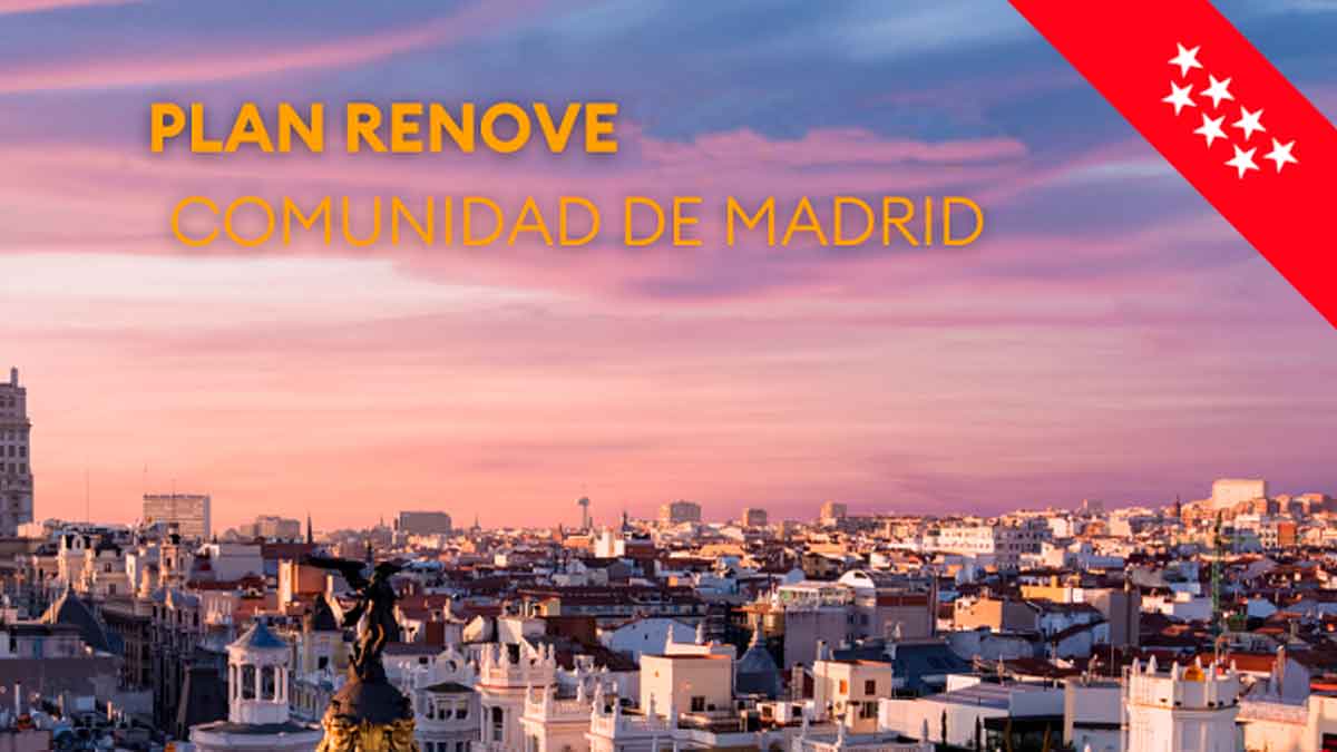 Hasta 3.000 euros de ayudas por el “Plan Renove” de la Comunidad de Madrid.