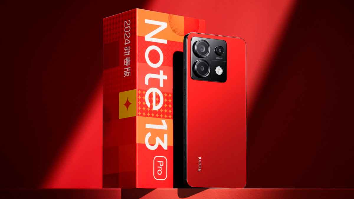 Xiaomi Redmi Note 13 Pro rojo con caja en oferta en MediaMarkt por 139 euros