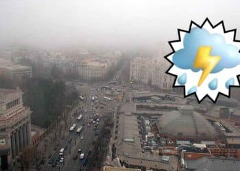 Madrid bajo alerta amarilla por lluvias y tormentas según la AEMET