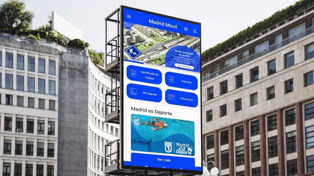 Trámites disponibles en app Madrid Móvil.
