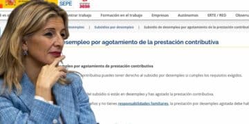 Subsidio de desempleo por agotamiento de la prestación contributiva.
