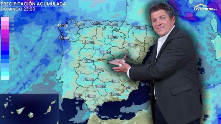 Temperaturas bajas y lluvias según Mario Picazo.