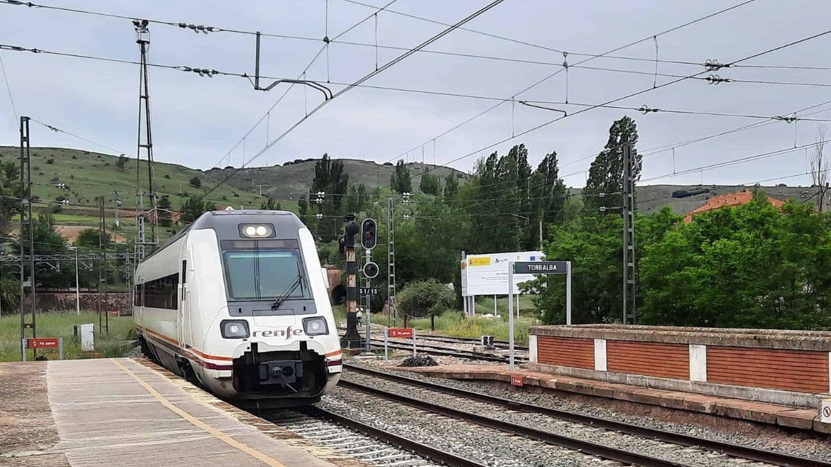 Renfe anuncia la suspensión de servicios entre Soria y Madrid.