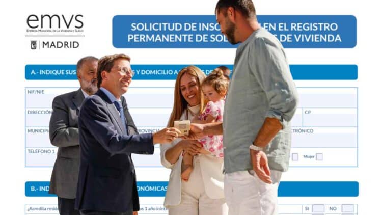 Solicitud viviendas asequibles Madrid.