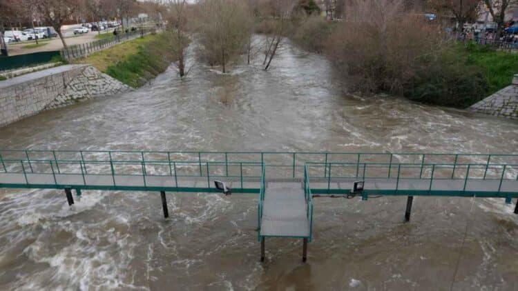 Lluvias extremas en Madrid.