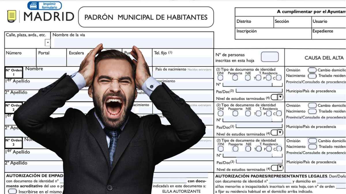 Multas por empadronarse en una localidad en la que no se vive.