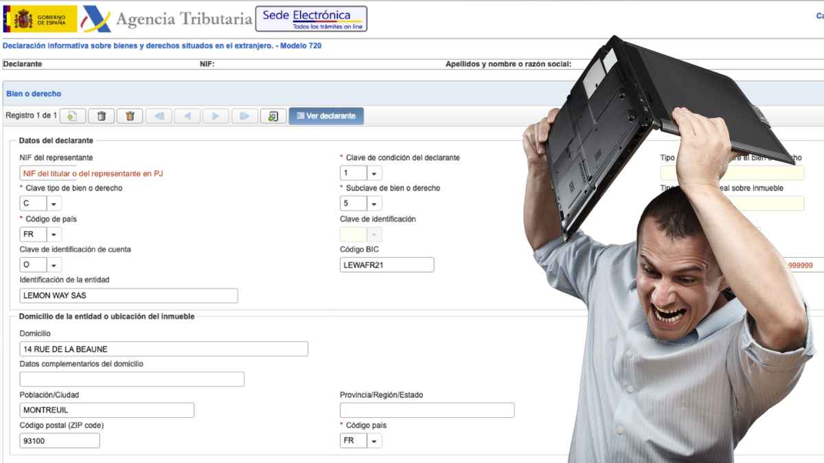 Últimos días para presentar el modelo 720.