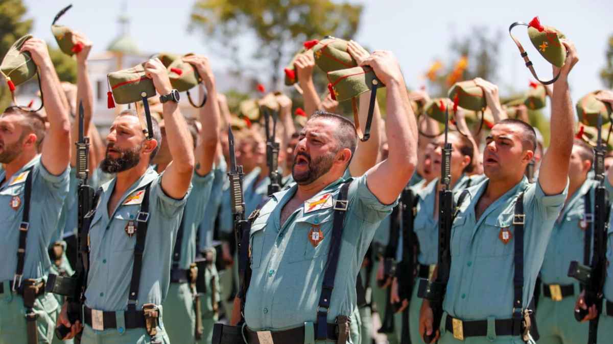 Salario completo de un legionario español.