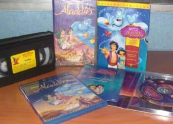 Precios desorbitados por el VHS de Aladdín.