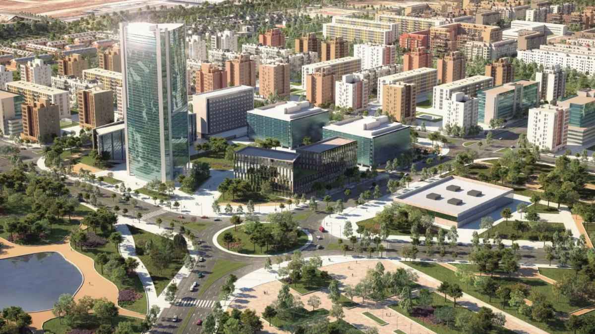 El nuevo barrio urbano de Madrid.