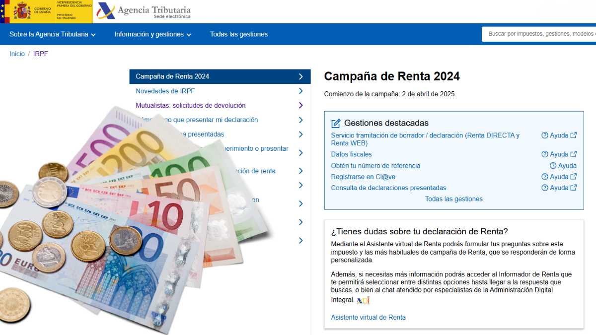 Esta es la fecha en la que Hacienda te devolverá el dinero de la declaración de la renta.
