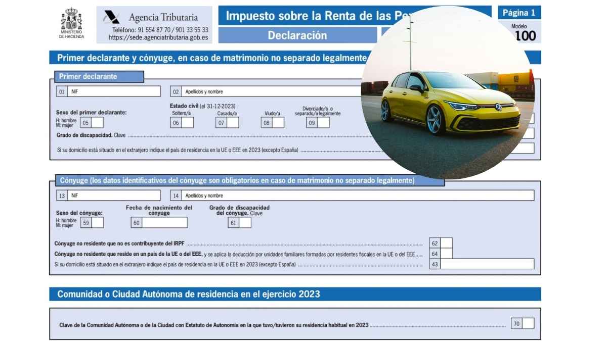 Requisitos deducir seguro del coche.