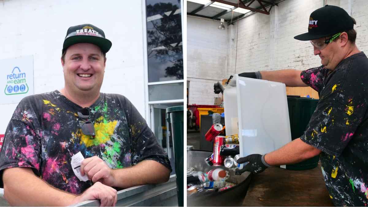 Reciclaje para conseguir una vivienda.