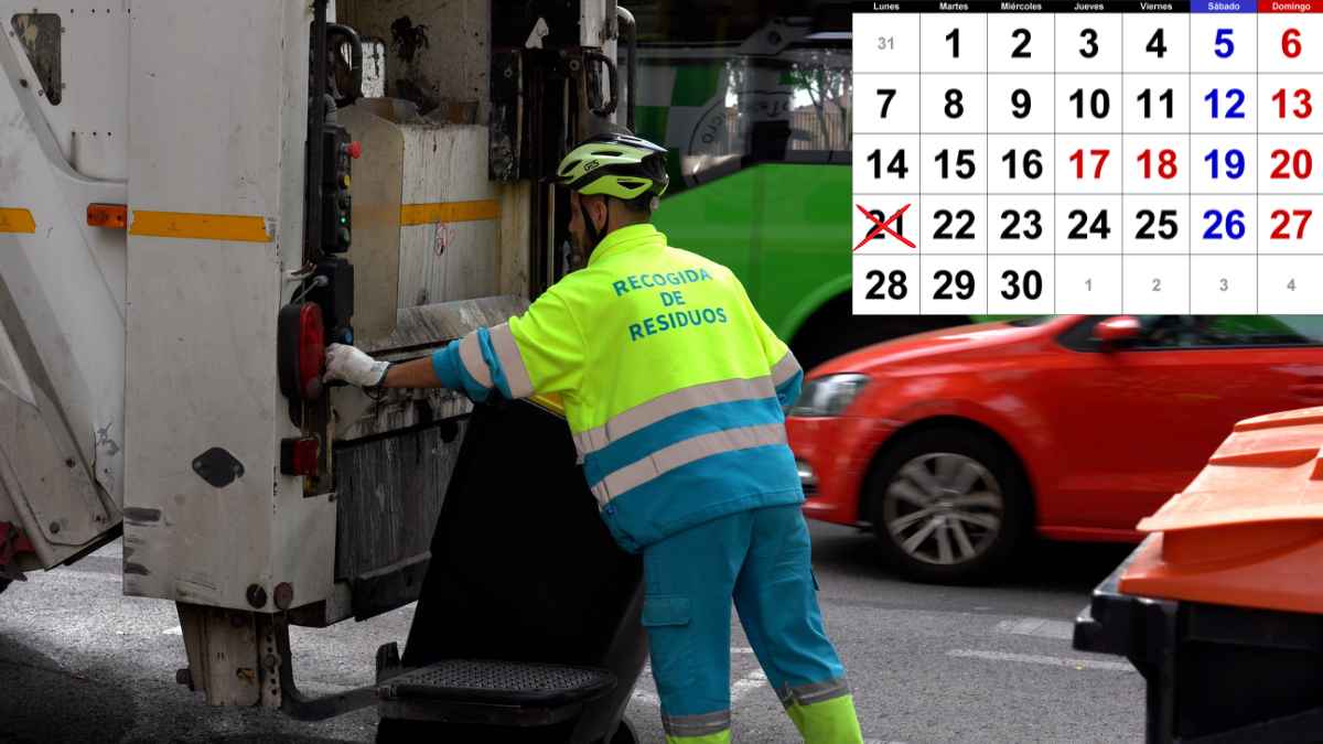 Huelga de recogida de basura en Madrid.