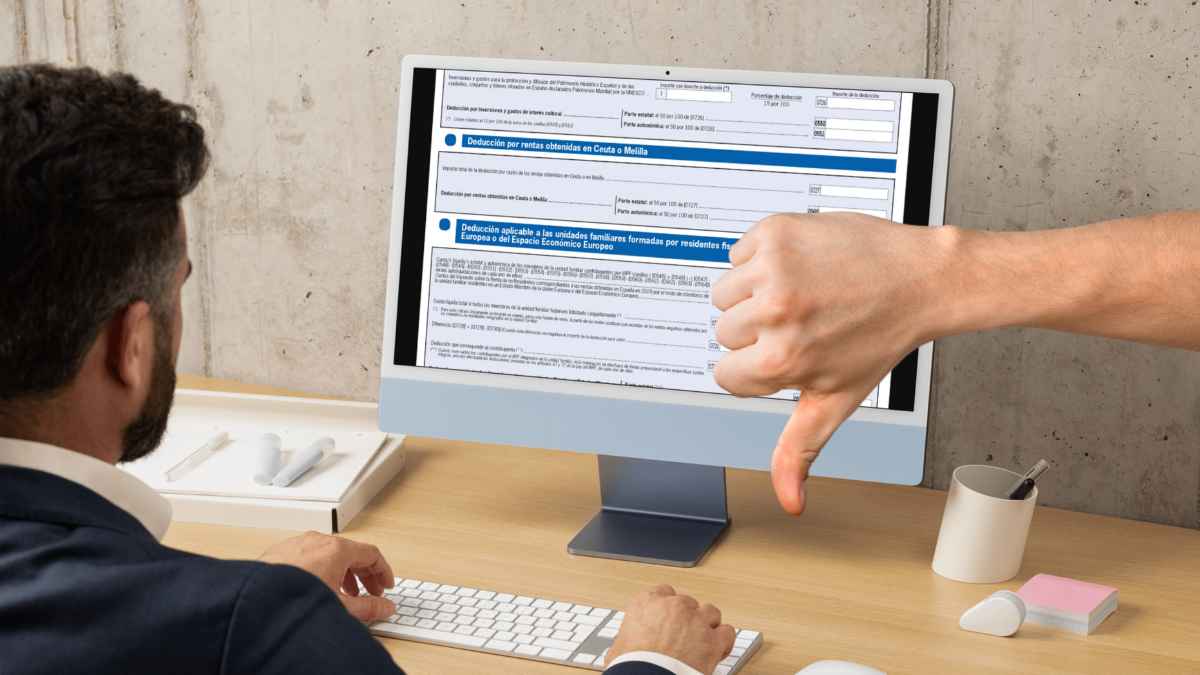 Borrador de la renta.