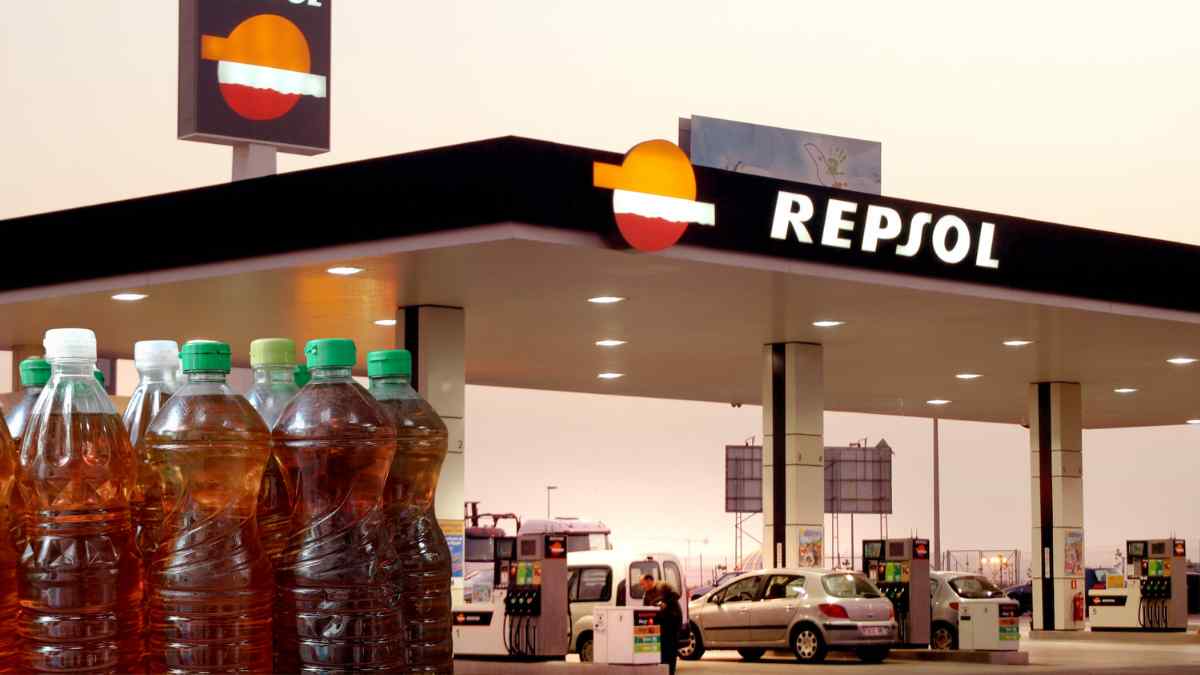 Recicla aceite de cocina usado.