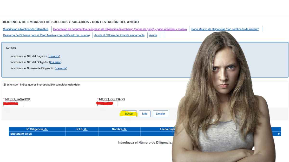 Los ciudadanos tienen que demostrar que su dinero no se puede embargar.