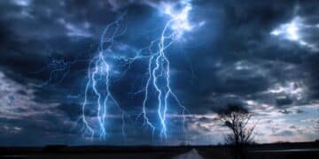 Aviso de tormenta en Madrid.