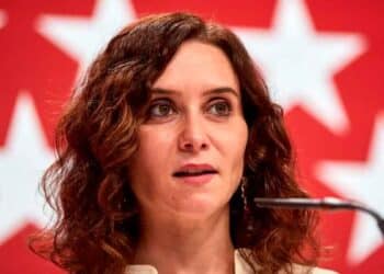 Isabel Díaz Ayuso durante la presentación del nuevo corredor viario del suroeste de Madrid