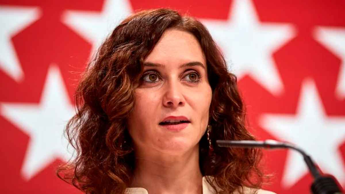 Isabel Díaz Ayuso durante la presentación del nuevo corredor viario del suroeste de Madrid