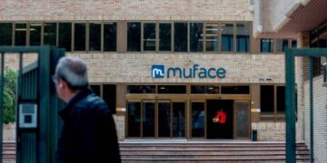 Fachada de la sede de Muface en Madrid, símbolo del refuerzo de su departamento de prestaciones sanitarias para mutualistas