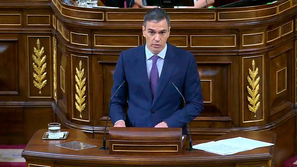 Intervención en el Congreso anunciando la paga universal de 200 € al mes por hijo hasta los 18 años
