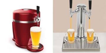 Modelos de grifos de cerveza.
