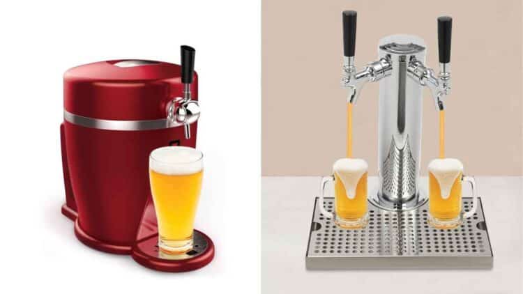 Modelos de grifos de cerveza.