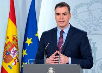 Presidente del Gobierno durante el anuncio del nuevo modelo de jubilación anticipada en trabajos penosos y peligrosos