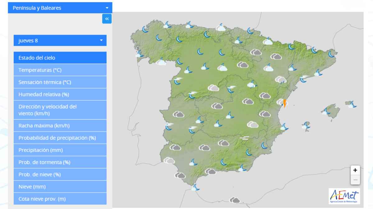 Famoso presentador del tiempo.
