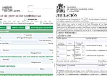 Formularios oficiales del SEPE y de la Seguridad Social para solicitar prestación contributiva y pensión de jubilación compatibles en 2025