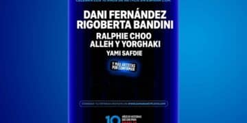 Cartel del concierto gratis por el 10.º aniversario de Netflix en Madrid con Dani Fernández, Rigoberta Bandini y más artistas
