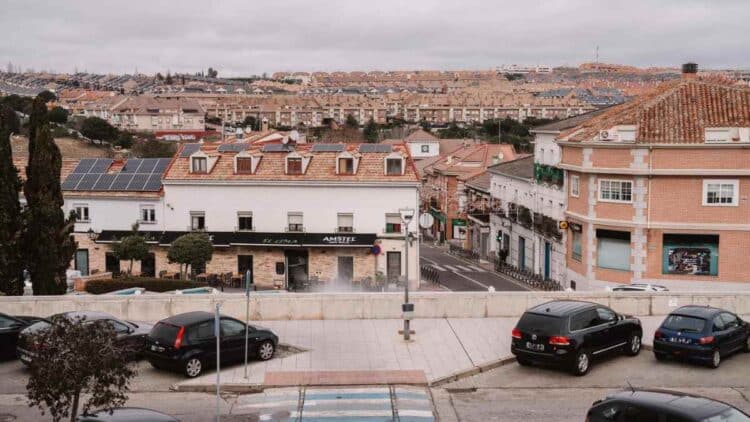 Vista de Arroyomolinos, pueblo con los alquileres más baratos cerca de Madrid según Idealista.