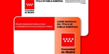 Solicitar tarjeta familia numerosa.