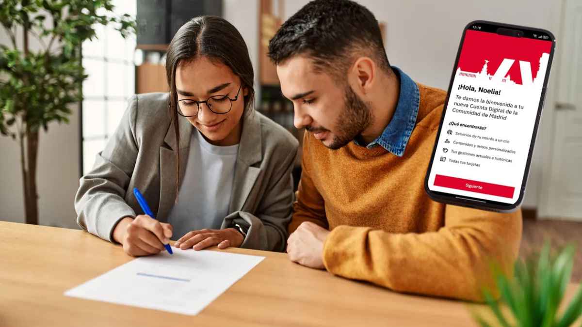 pareja solicita cita pareja de hecho madrid móvil cuenta digital