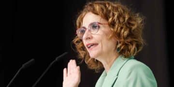 María Jesús Montero interviene en rueda de prensa sobre la deducción del IRPF para salarios bajos