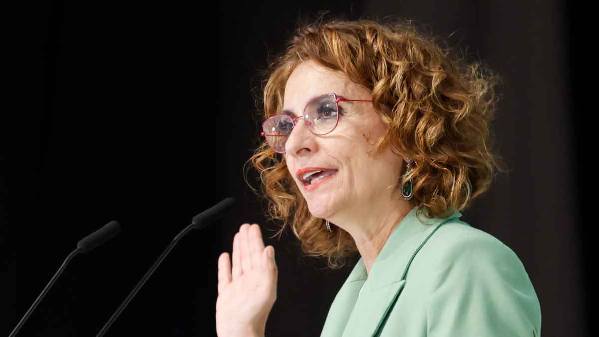 María Jesús Montero interviene en rueda de prensa sobre la deducción del IRPF para salarios bajos