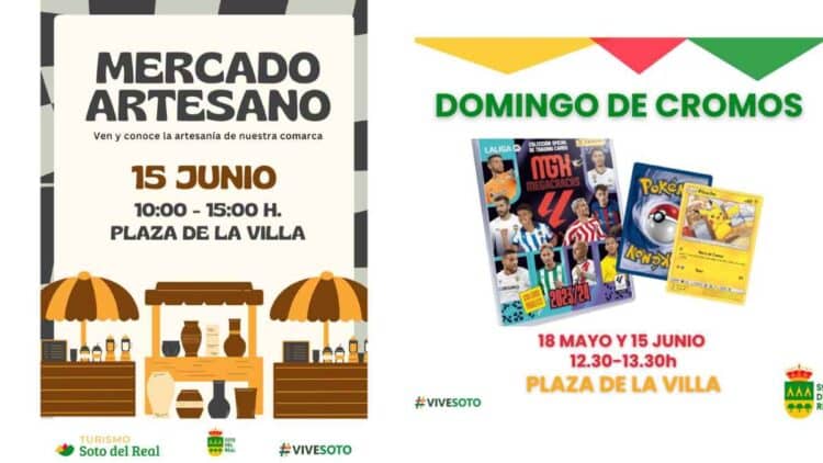 Fecha mercado artesano Soto del Real.