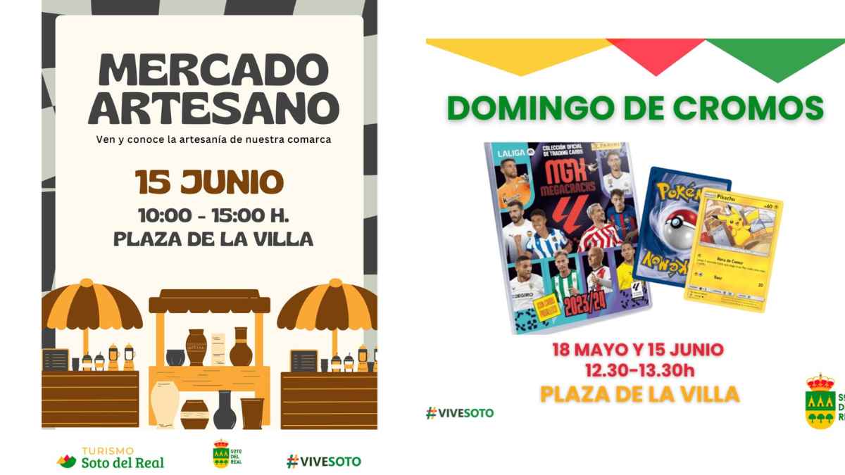 Fecha mercado artesano Soto del Real.